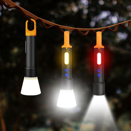 한국미디어 샵 LC-71R LED 후레쉬 손전등으로 안전한 야간산행